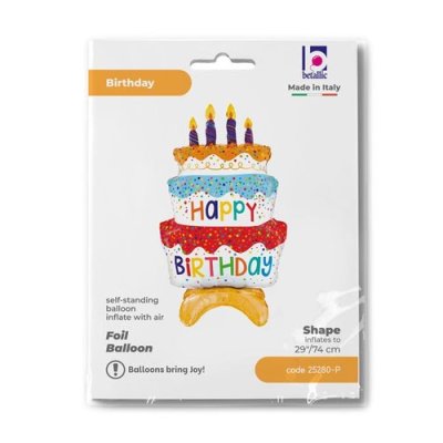 Freestanding Cake (74cm,29") foil balloon - 25280-p-p.jpg