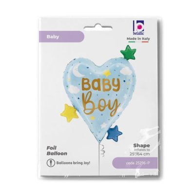 Baby Boy (64cm,25") foil balloon - 25296-ppackaged-p.jpg