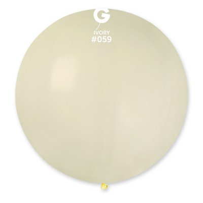 Balloon G220 #059 Pastel Ivory (80cm/31") - ivory.jpg