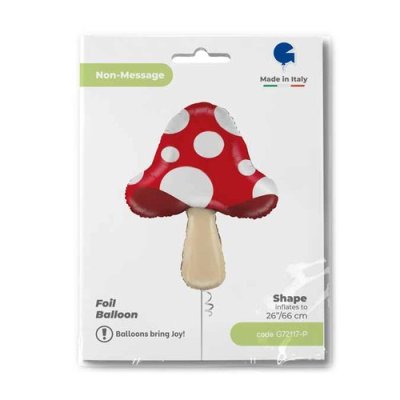 Mushroom (66cm,26") foil balloon - g72117-ppackaged-p.jpg
