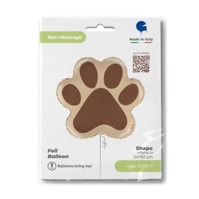 Paw (61cm,24") foil balloon - g72121-p-p.jpg