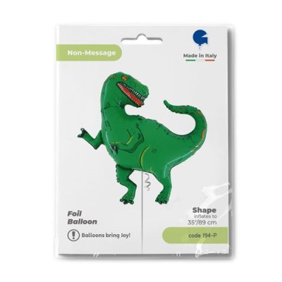 Tyrannosaurus (89cm,35") foil balloon - 194-ppackaged-p.jpg
