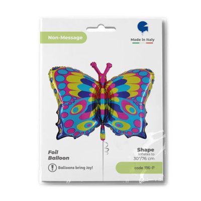 Butterfly 3 (76cm,30") foil balloon - 196-ppackaged-p.jpg