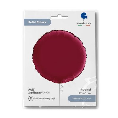 Circle - satin cherry (46cm,18") foil balloon - 181s03cy-p-packaged-1-p.jpg
