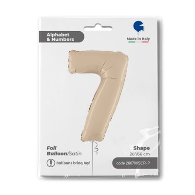 Number 7 Cream (66cm,26") foil balloon - 260700scr-p.jpg