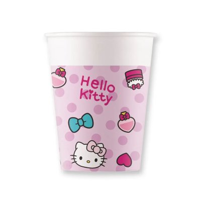 Paper cups EKO - Hello Kitty 200ml/8pcs