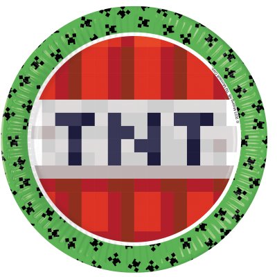 Paper plates EKO - Minecraft 23cm/8 pcs - 95441 B.png