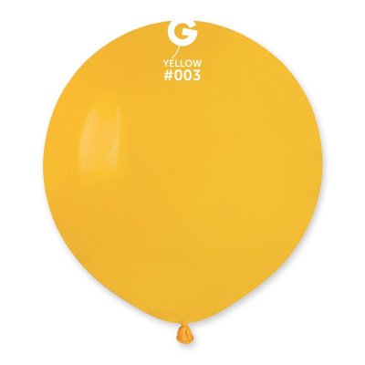 Balloons 48cm/19" #003 Pastel Yellow (25pcs) - yellow.jpg