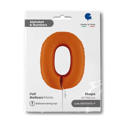 Number 0 Orange (102cm,40") foil balloon - 400000mo-p-b.jpg