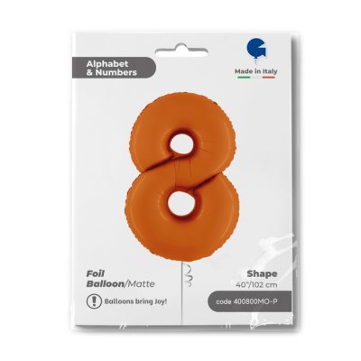 Number 8 Orange (102cm,40") foil balloon - 400800mo-p-b.jpg