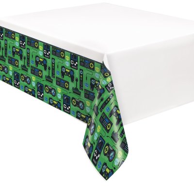 Plastic tablecloth - Gamer Birthday 1.37 x 2.14 m