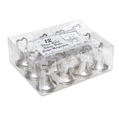 Envelope holder - Silver bells, 12 pcs - bell.jpg