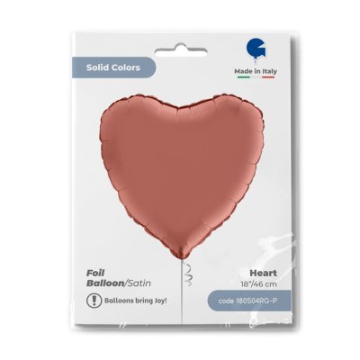 Heart - satin rosegold (46cm,18") foil balloon - 180s04rg-p-b.jpg