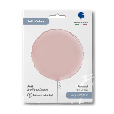Circle - satin pink (46cm,18") foil balloon - 181000spp-p-b.jpg