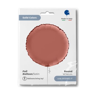 Circle - satin rosegold (46cm,18") foil balloon - 181s04rg-p-b.jpg