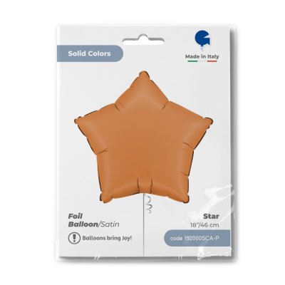 Star - caramel (46cm,18") foil balloon - 192000s-p-b.jpg
