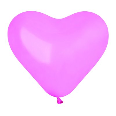 Balloons heart 25cm #006 Pastel Pink (50 pcs)