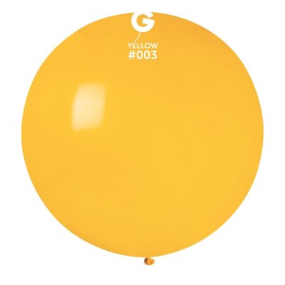 Balloon G220 #003 Pastel  Yellow (80cm/31") - yellow.jpg