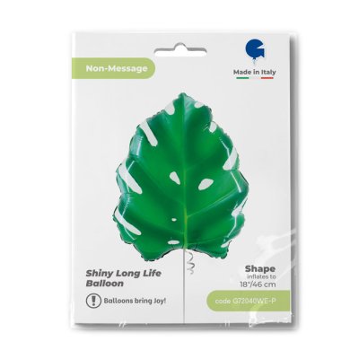 Leaf tropical (46cm,18") foil balloon - g72040we-p-b.jpg