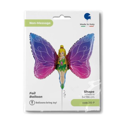 Fairy with wings (86cm,34") foil balloon - 215-p-b.jpg