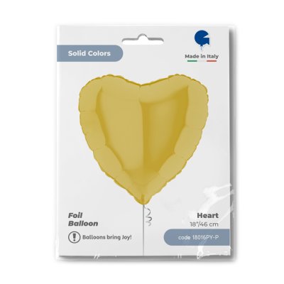 Heart - yellow (46cm,18") foil balloon - 18016py-p-b.jpg
