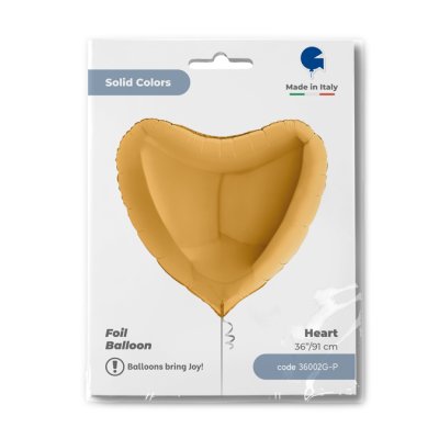 Heart - gold (91cm,36") foil balloon - 36002g-p-b.jpg