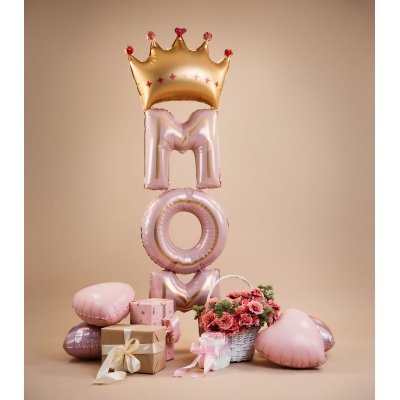 Heart - matte pink (46cm,18") foil balloon - dscf7102-2-b.jpg