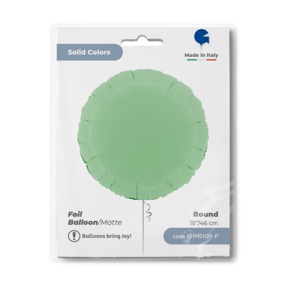 Circle - matte dark green (46cm,18") foil balloon - 181m01gr-p-b.jpg