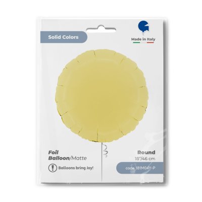 Circle - matte yellow (46cm,18") foil balloon - 181m04y-p-b.jpg