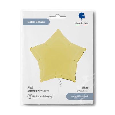 Star - matte yellow (46cm,18") foil balloon - 192m04y-p-b.jpg
