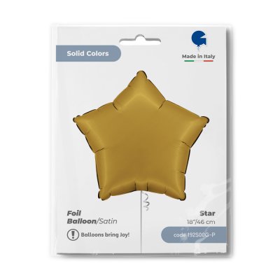 Star - satin gold (46cm,18") foil balloon - 192s00g-p-b.jpg
