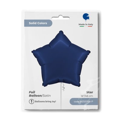 Star - satin NAVY blue (46cm,18") foil balloon - 192s02bn-p-b.jpg