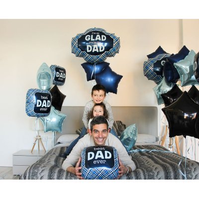 Star - satin NAVY blue (46cm,18") foil balloon - img-9120-2-b.jpg
