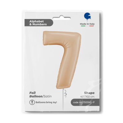 Number 7 body (102cm,40") foil balloon - 400700snu-p-b.jpg