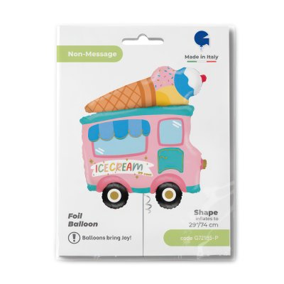 Ice cream car (74cm,29") foil balloon - g72185-p-b.jpg