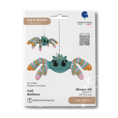 Spider 4D (74cm,29") foil balloon - g74018-p-b.jpg