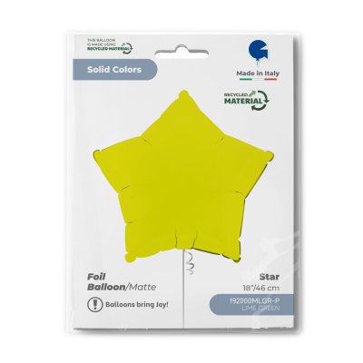 Star - matte lime green (46cm,18") foil balloon - 192000mlgr-p-b.jpg