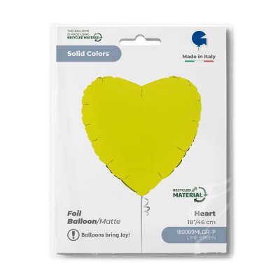 Heart - matte lime green (46cm,18") foil balloon - 180000mlgr-p-b.jpg