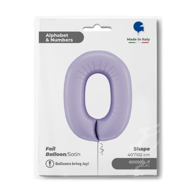 Number 0 Lilac (102cm,40") foil balloon - 400000sl-p-b.jpg