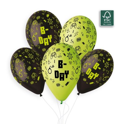 Balloons GS120 TNT B-day - 5 pcs - 942222-fsc-certified-nrl-tnt-b-day.jpg