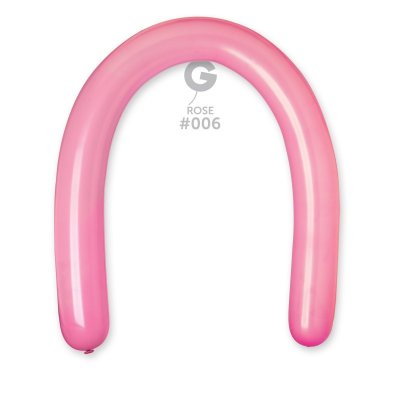 Modeling balloons thick (130cm:8cm) #006 Pastel Pink (50pcs) - rose.jpg