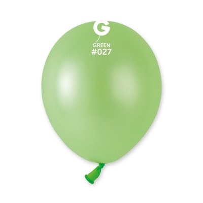 Balloons 13cm/5" #027 Neon Green (100pcs) - green.jpg
