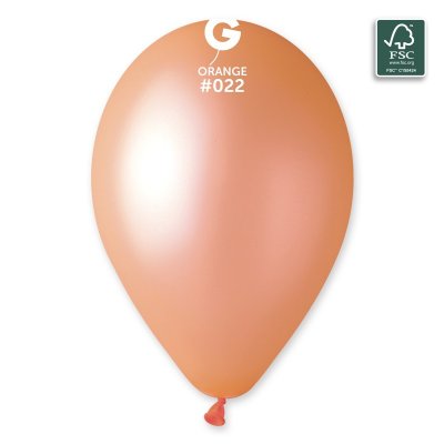 Balloons 33cm/13" #022 NEON Orange (50pcs) - 100-fsc-certified-nrl-balloons-orange.jpg