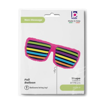 Glasses neon (79cm,31") foil balloon - 25379-p-b.jpg