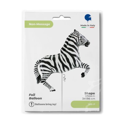 Zebra (86cm,34") foil balloon - 181k-p-b.jpg
