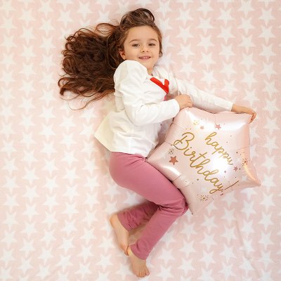 Star pink HB (46cm,18") foil balloon - dsc07251-b.jpg