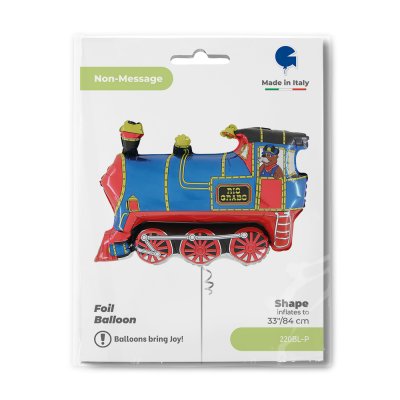 Train (84cm,33") foil balloon - 220bl-p-b.jpg