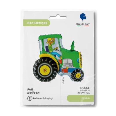 Tractor green (76cm,30") foil balloon - 222gr-p-b.jpg