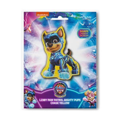 Paw Patrol CHASE yellow (61cm,24") foil balloon - l238y-p-b.jpg