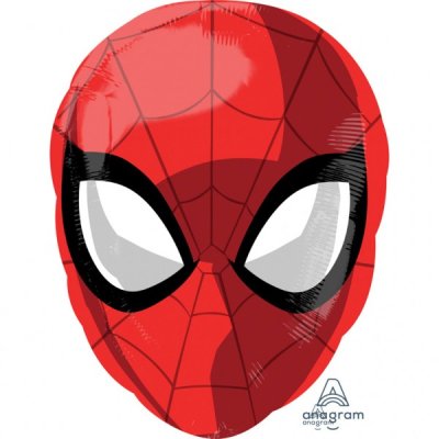Spiderman head 30x43cm - foil balloon